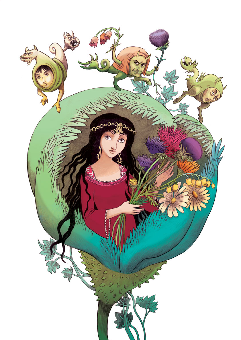 Illustration issue de Jean de Fer par Cécile Chicault